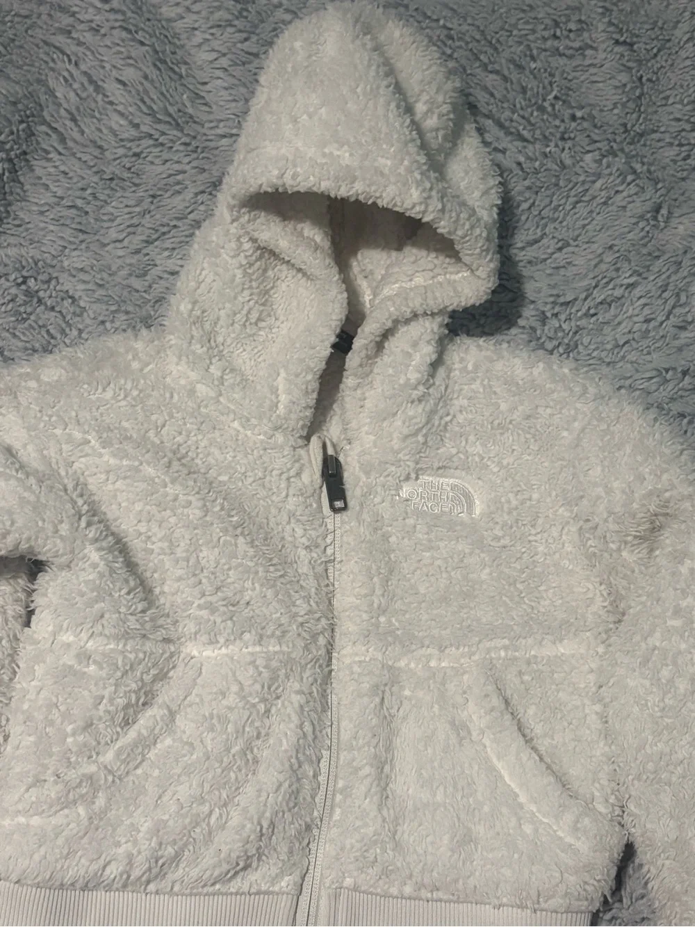 The North Face Toddler Sherpa Fleece Hoodie - White